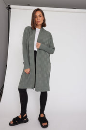 ELIZUS Cardigan Hunter Green