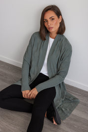 ELIZUS Cardigan Hunter Green