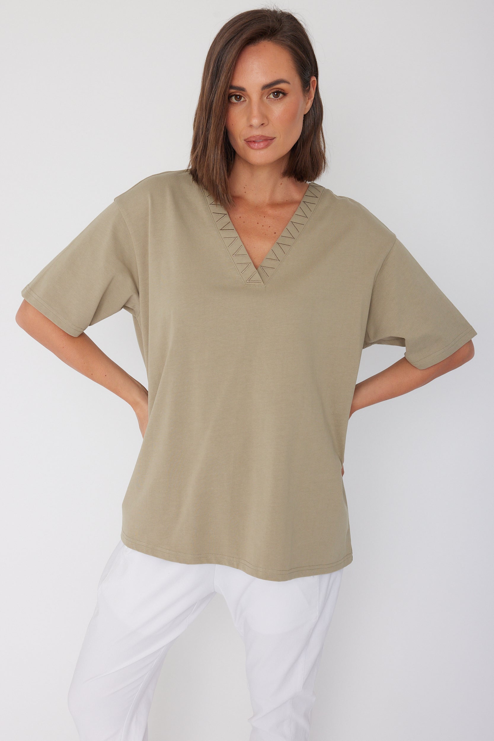 SQUIDY T-Shirt Taupe