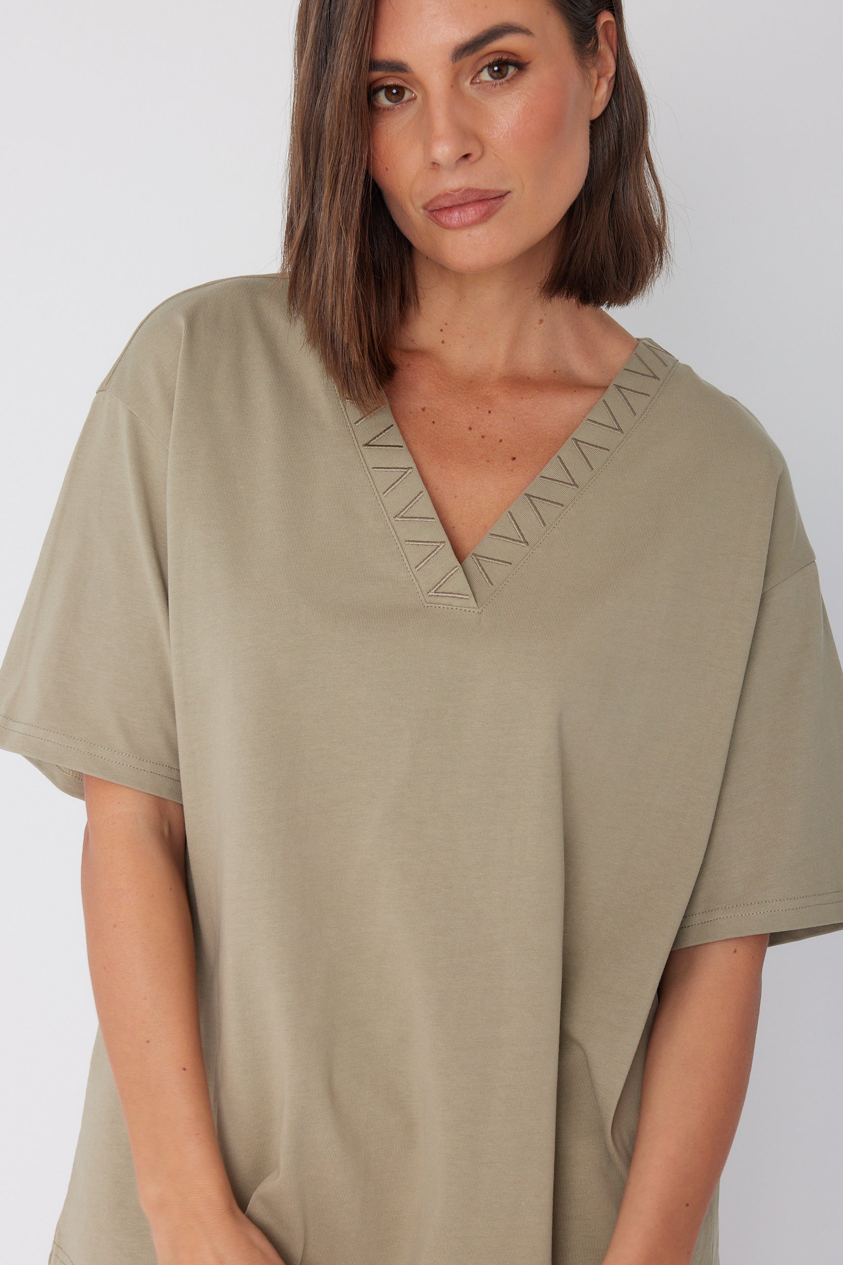 SQUIDY T-Shirt Taupe