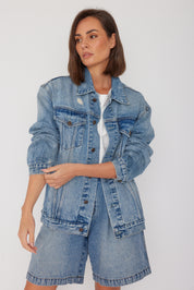 SUTTON Jacket Blue Denim