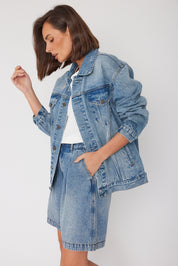 SUTTON Jacket Blue Denim