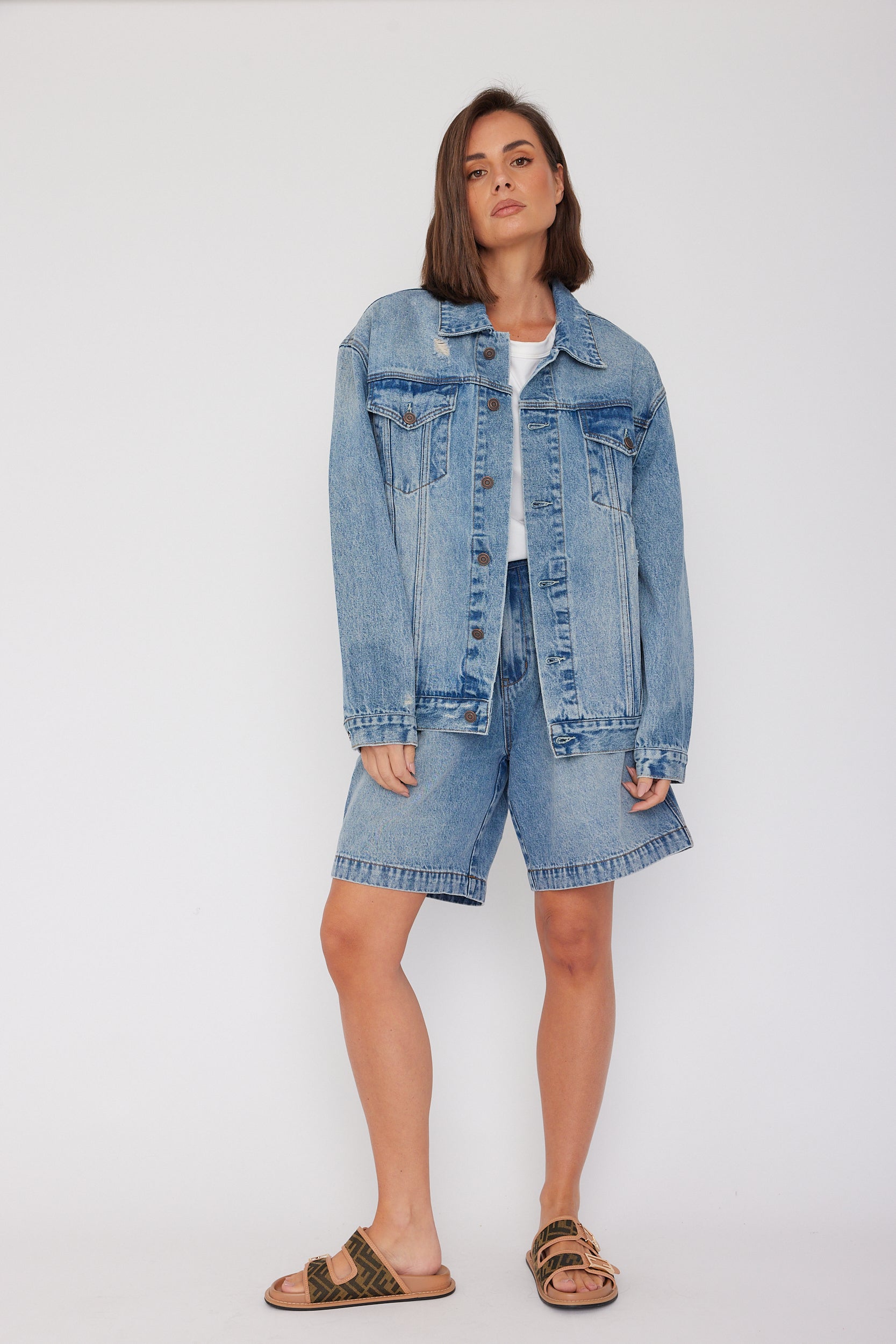 SUTTON Jacket Blue Denim