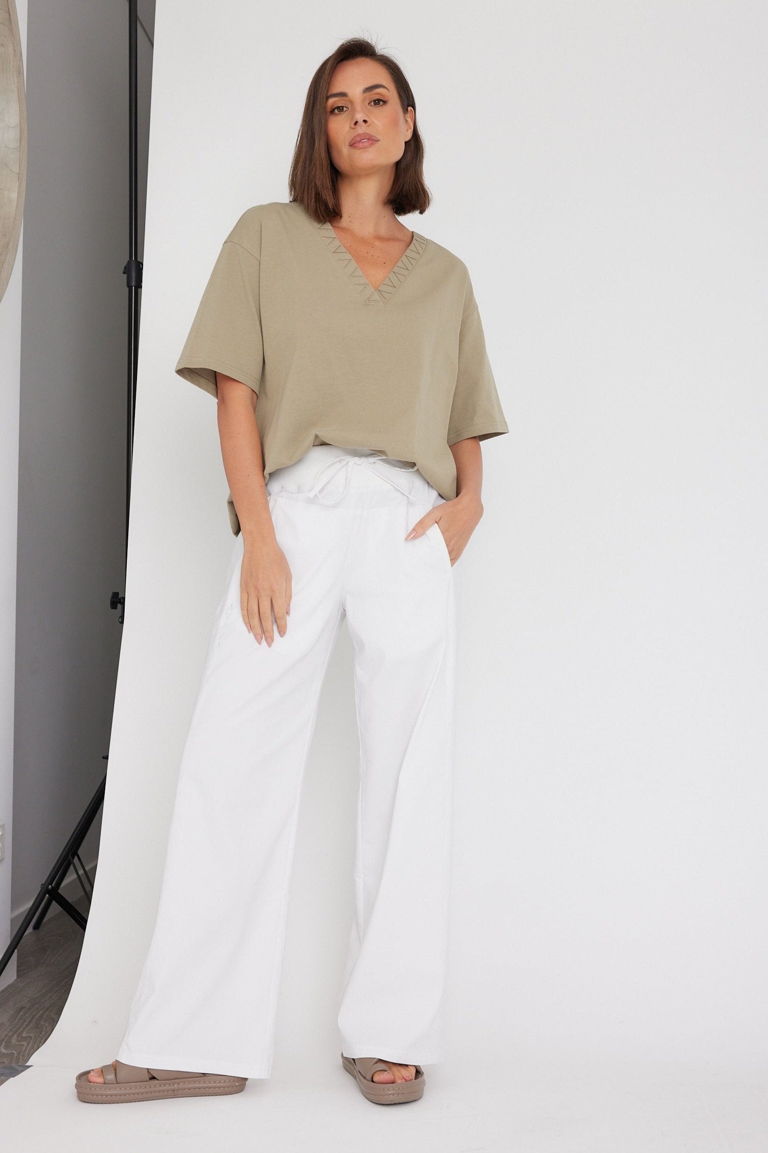 ARDEN Pants White