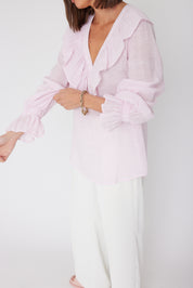 BILLY Blouse Pink Stripe