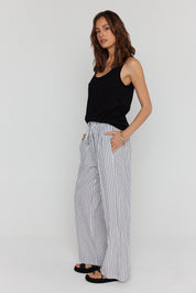 SPLINTA Pants White Stripe