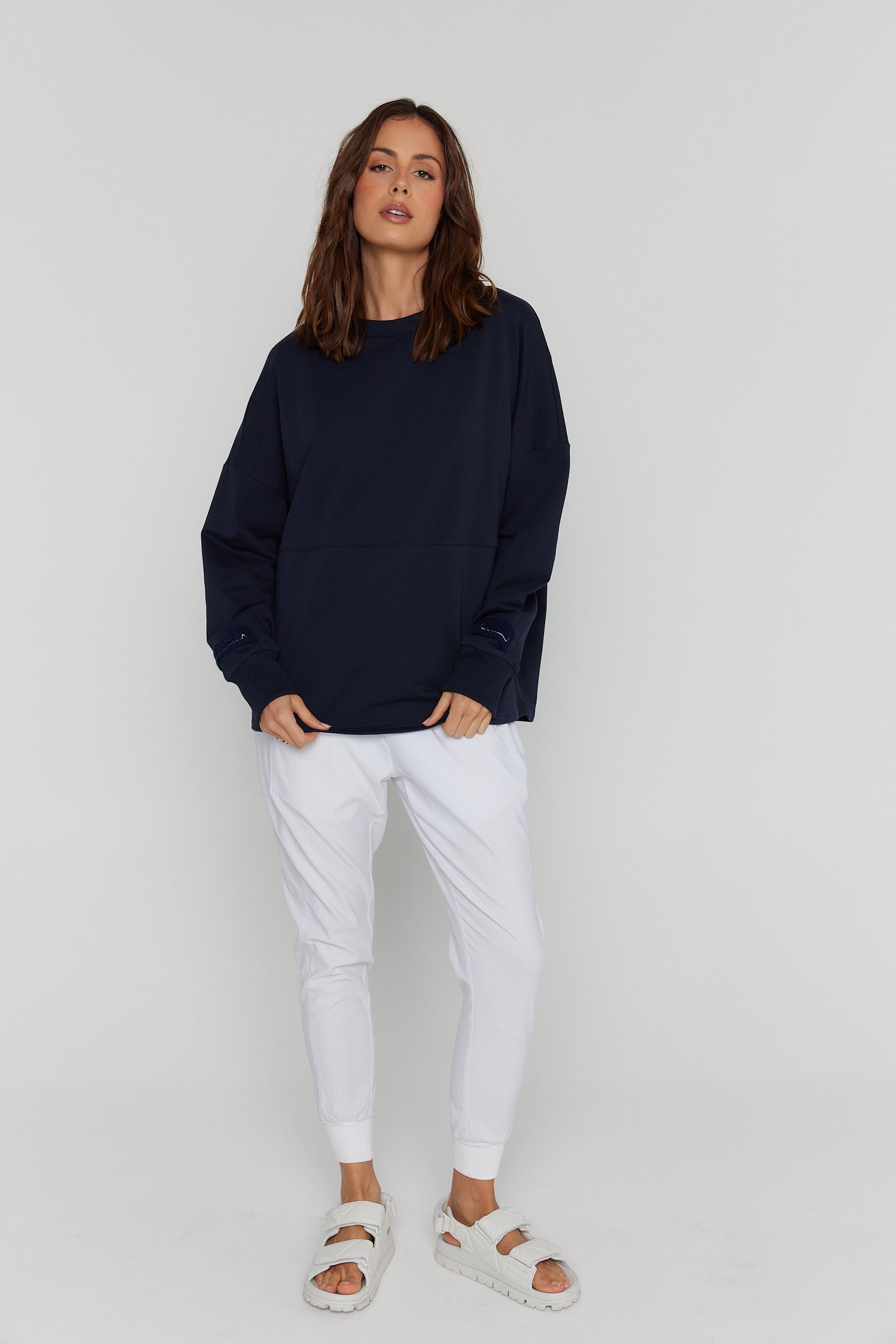 BOUNTY Long Sleeve Top Navy