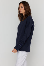 BOUNTY Long Sleeve Top Navy