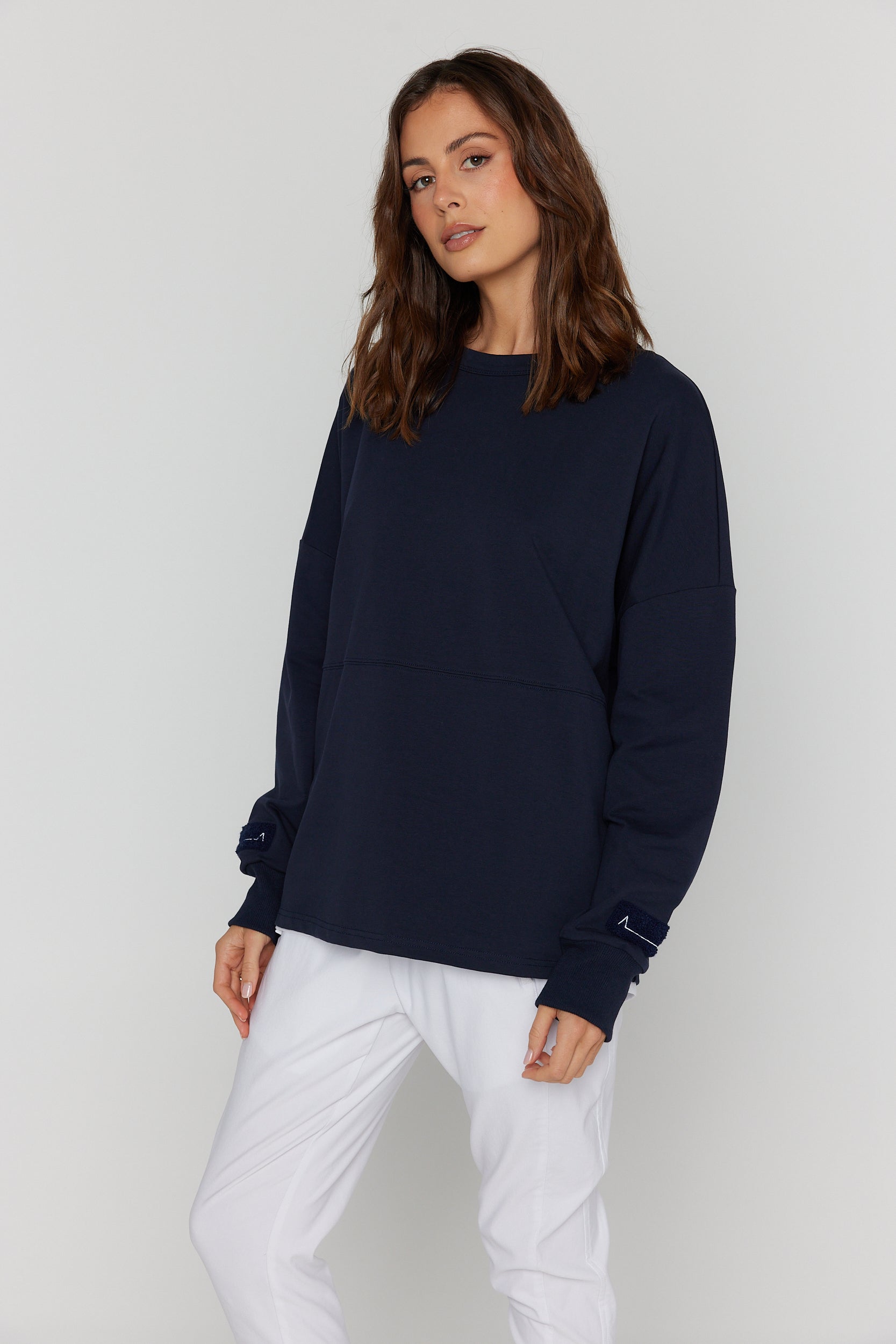 BOUNTY Long Sleeve Top Navy