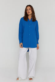 BURDOCK Shirt Electric Blue