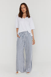 JOJO Pants Navy Stripe