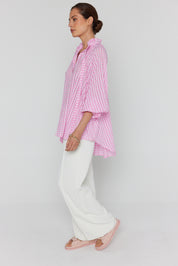 DANILL Blouse Chequer Pink