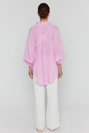 DANILL Blouse Chequer Pink