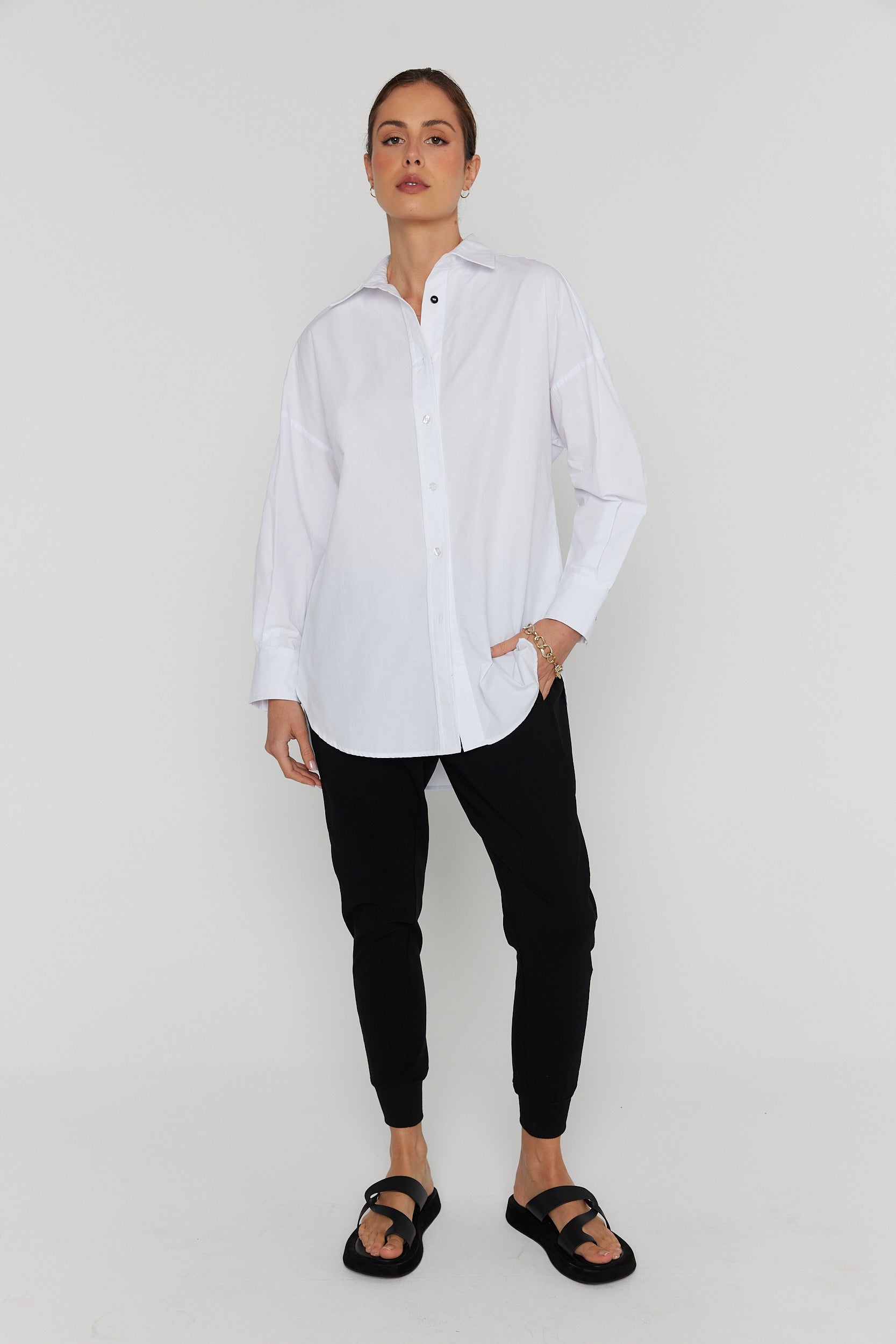 BURDOCK Shirt White