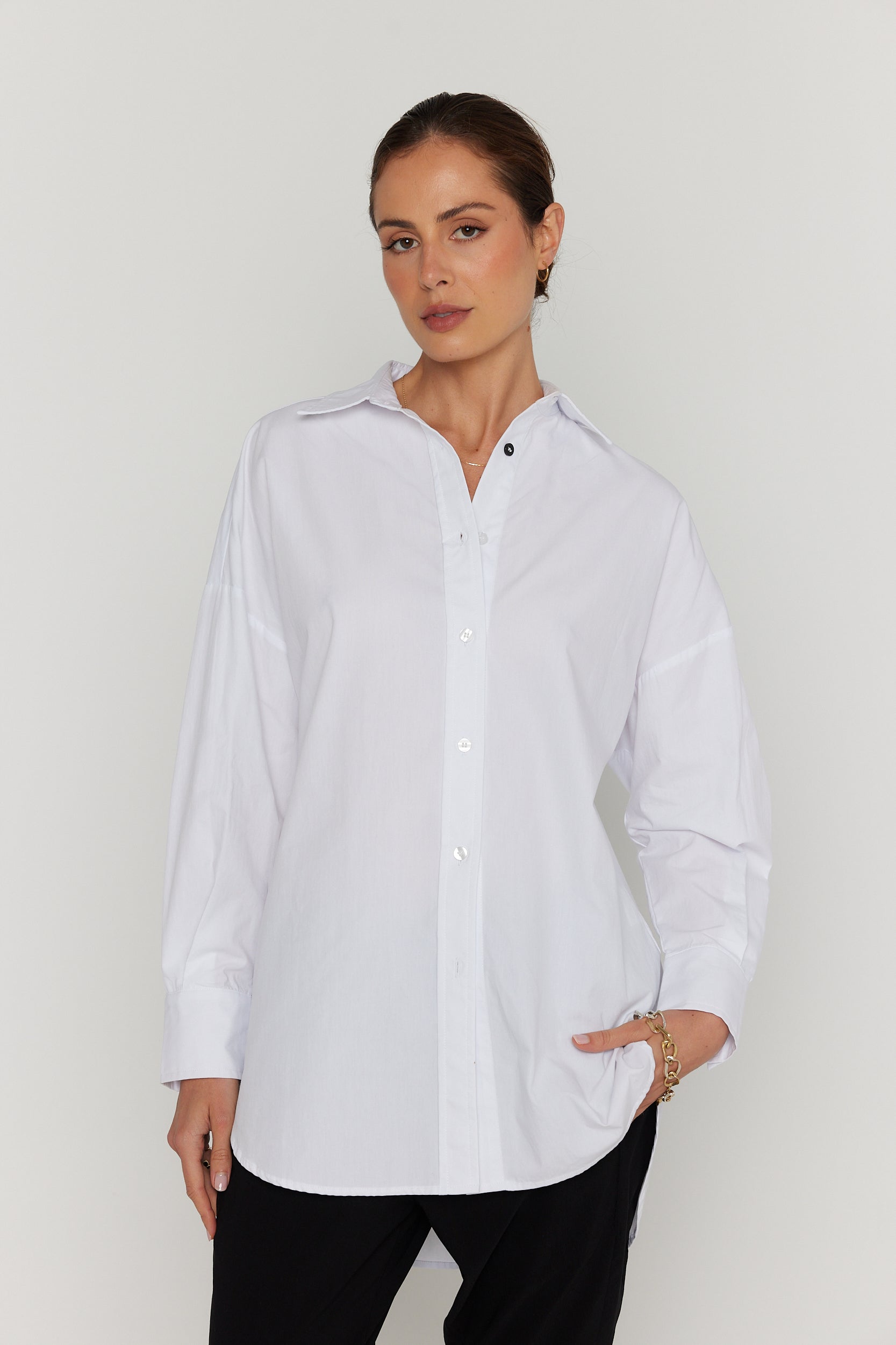 BURDOCK Shirt White