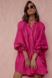 LYCIUM Dress Hot Pink