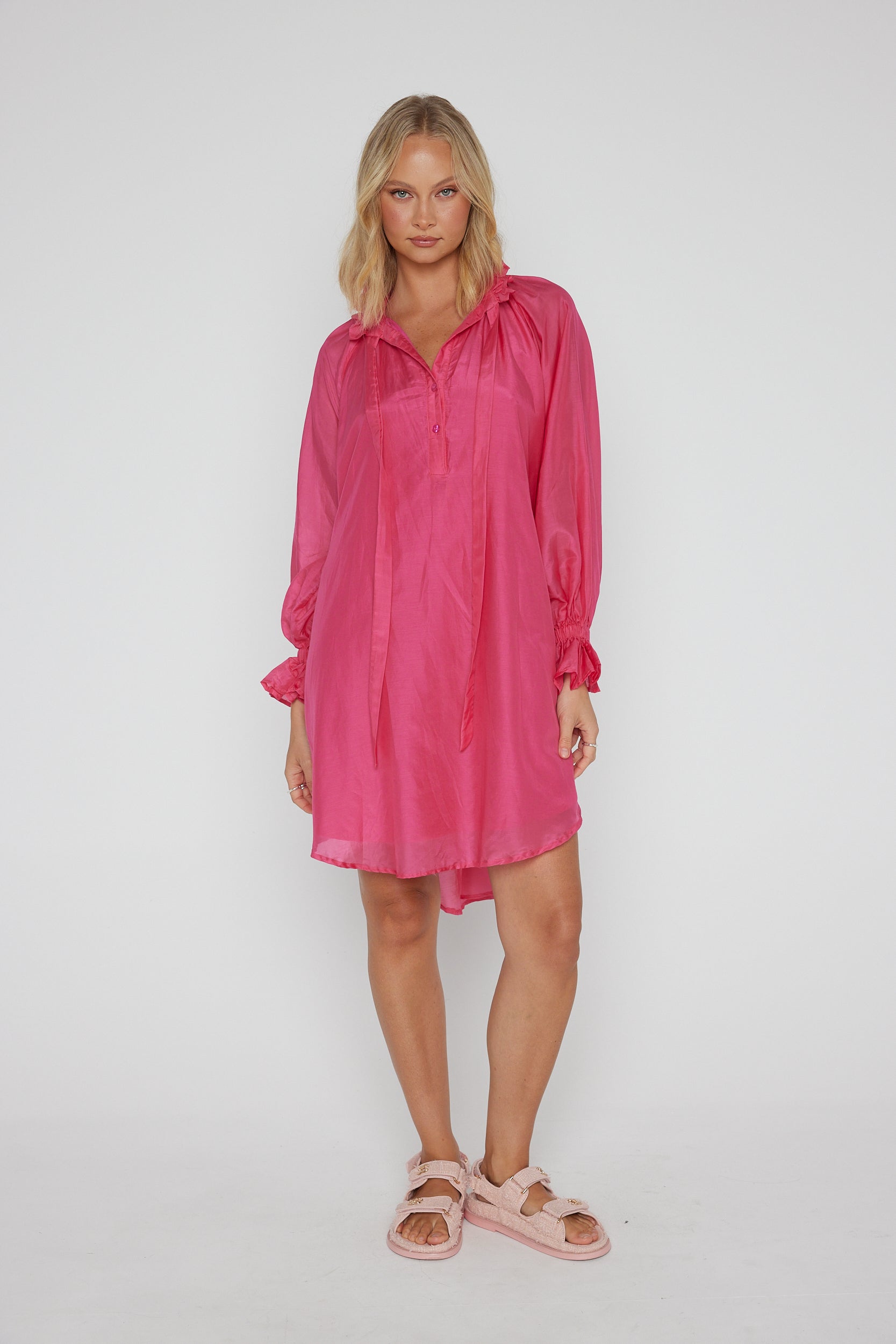 LYCIUM Dress Hot Pink