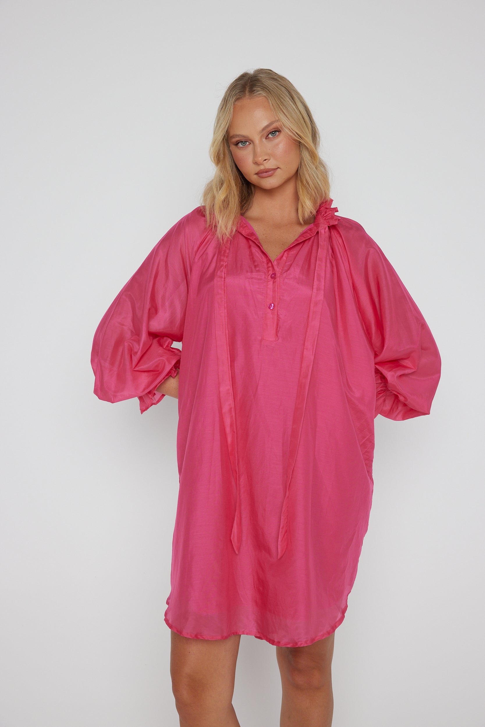 LYCIUM Dress Hot Pink