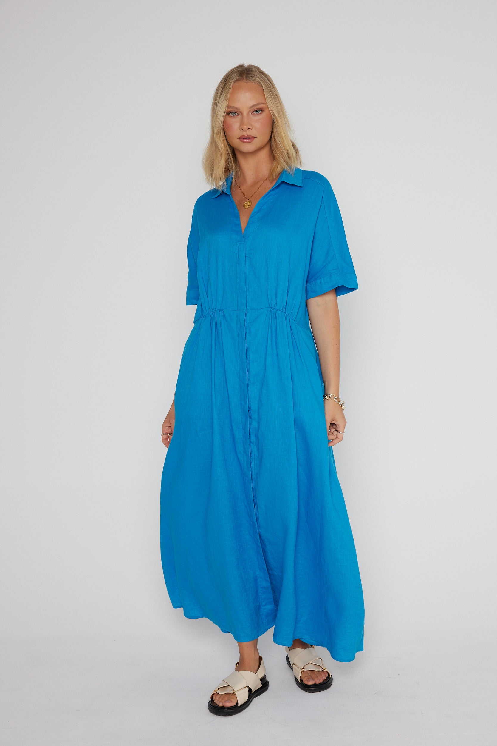 MAKILA Dress Blue