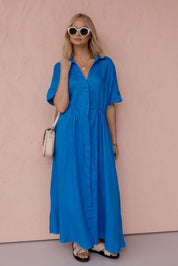 MAKILA Dress Blue