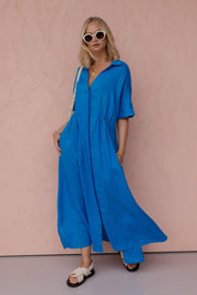 MAKILA Dress Blue