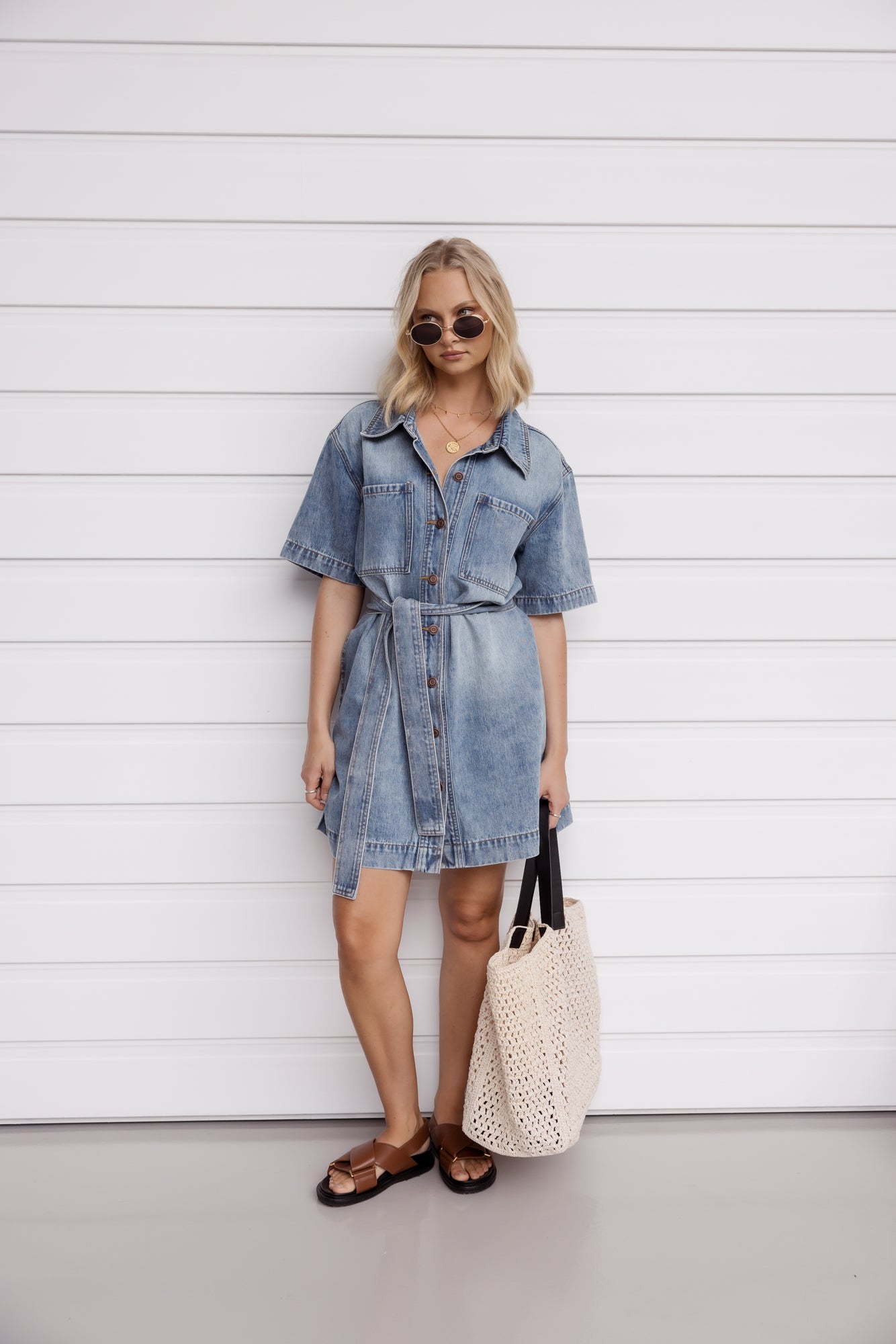MILANO Dress Blue Denim