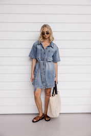 MILANO Dress Blue Denim