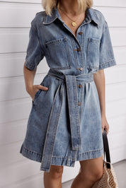 MILANO Dress Blue Denim
