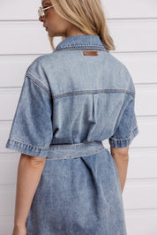 MILANO Dress Blue Denim