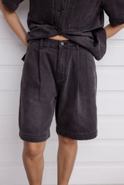 HARVEY Shorts Black Denim