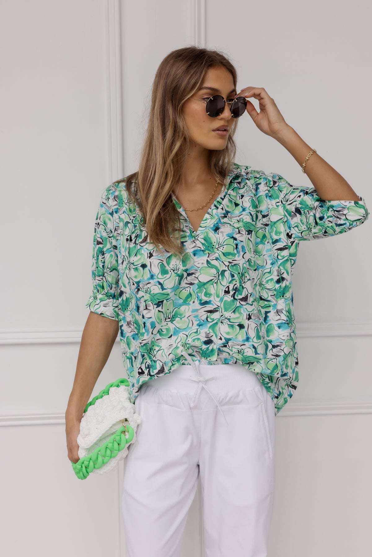 ROBERTO Blouse Green