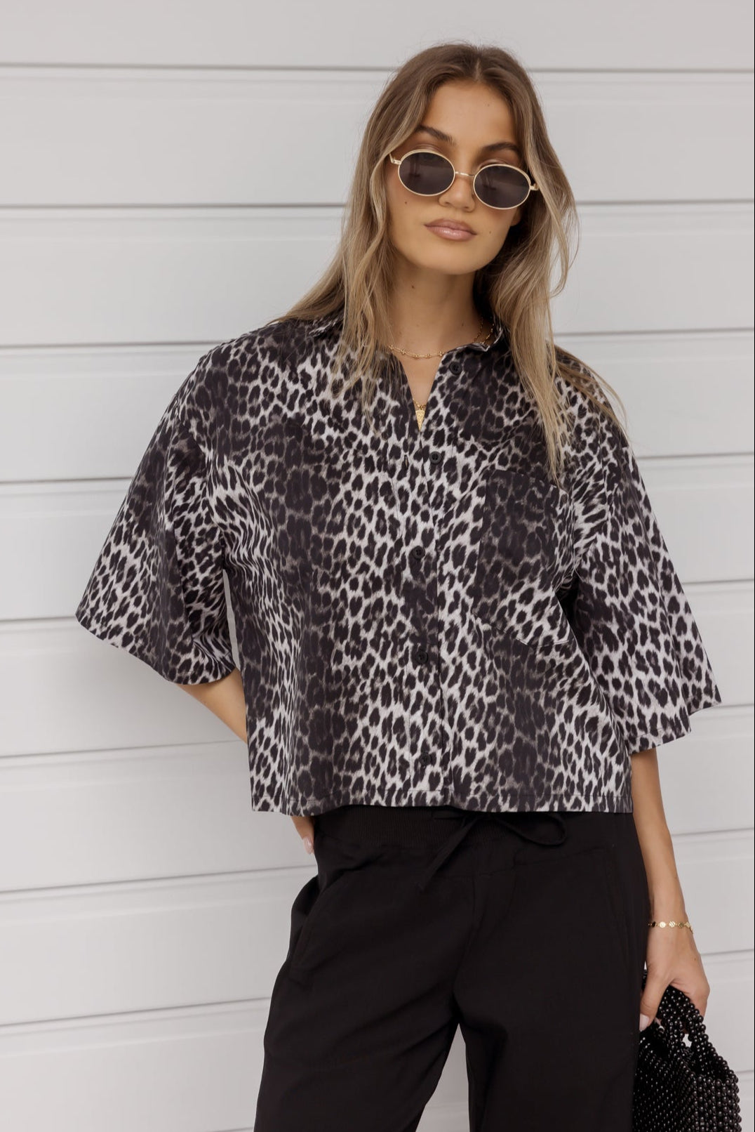 VON Shirt Leopard