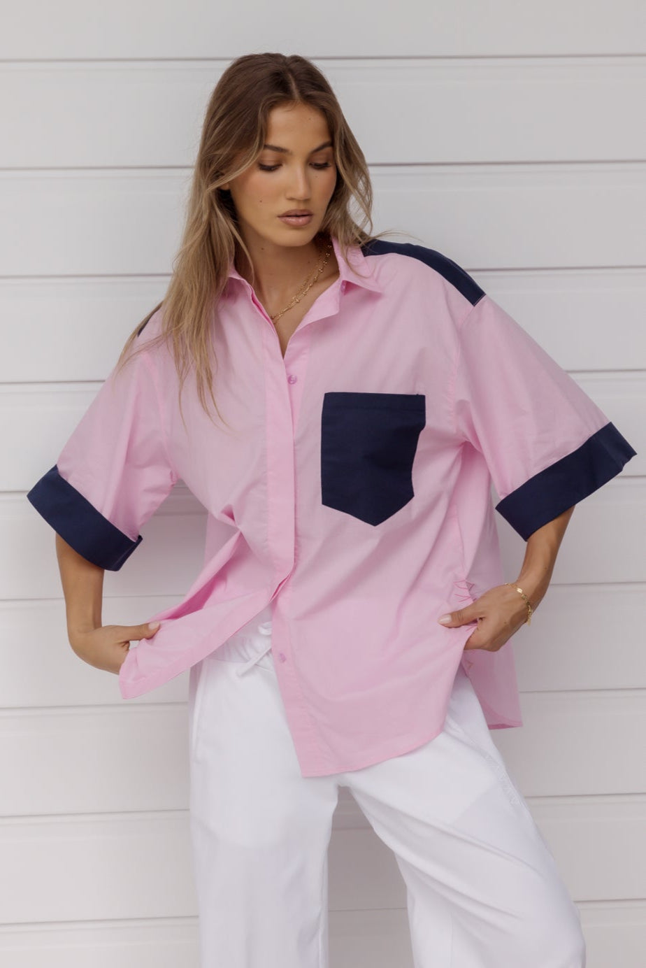 TYRA Shirt Pink