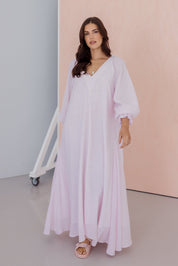 MADERO Dress Pink Stripe