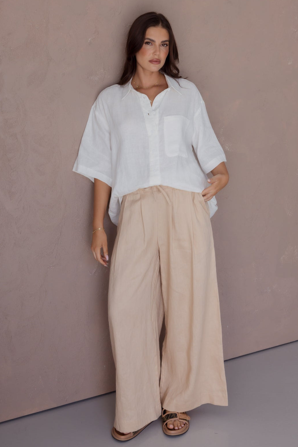 TERI Pants Beige