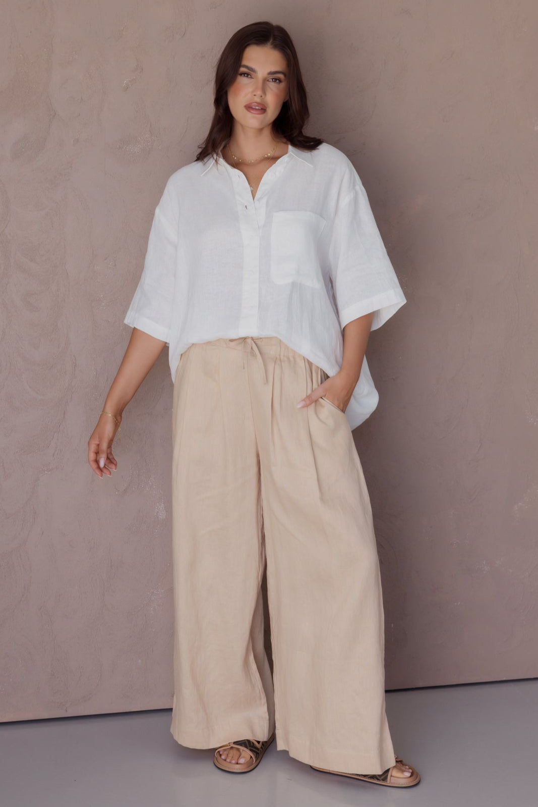 TERI Pants Beige