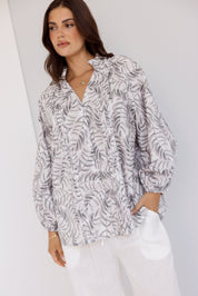 CAITS Blouse Coco Leaf Print