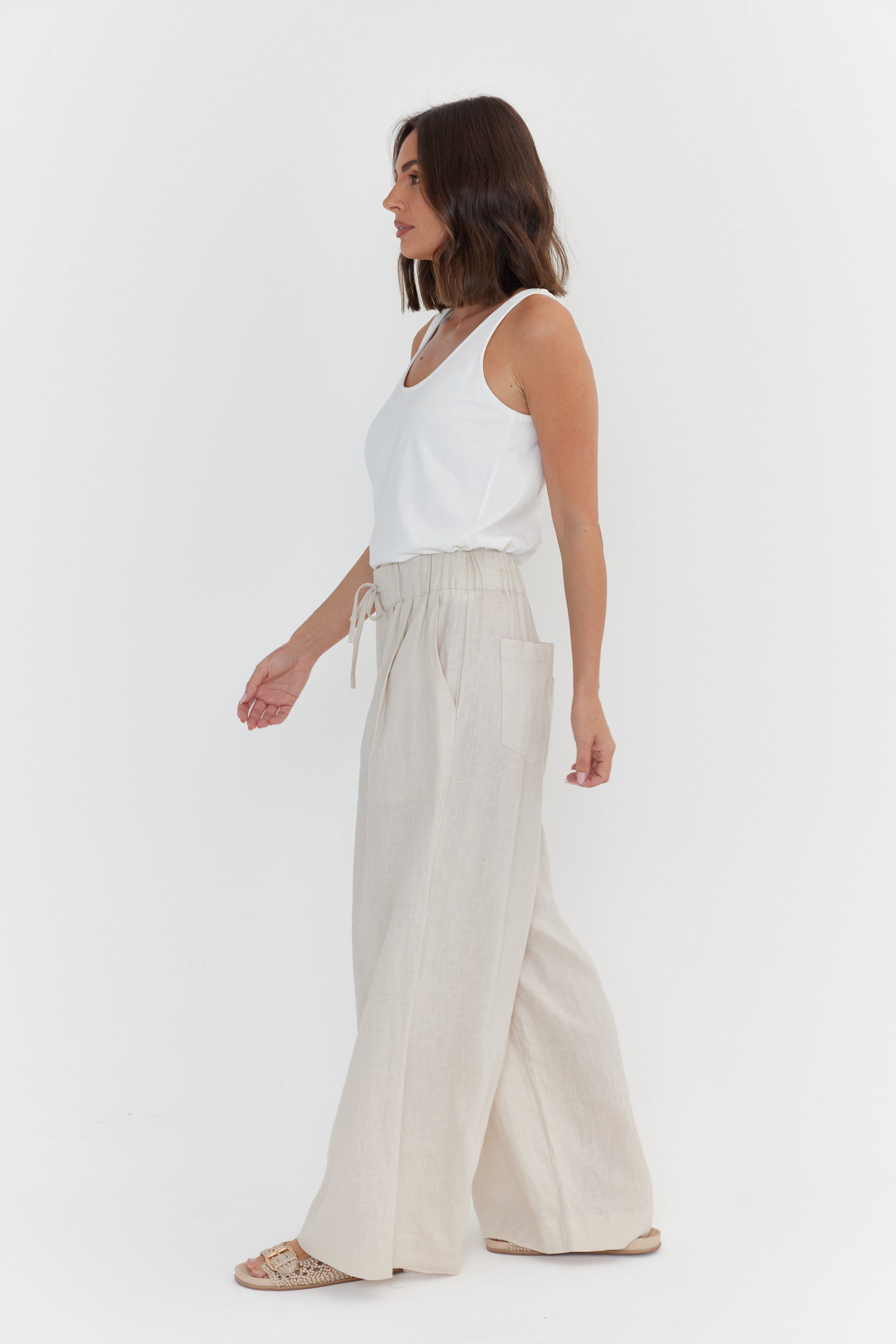 TERI Pants Stone