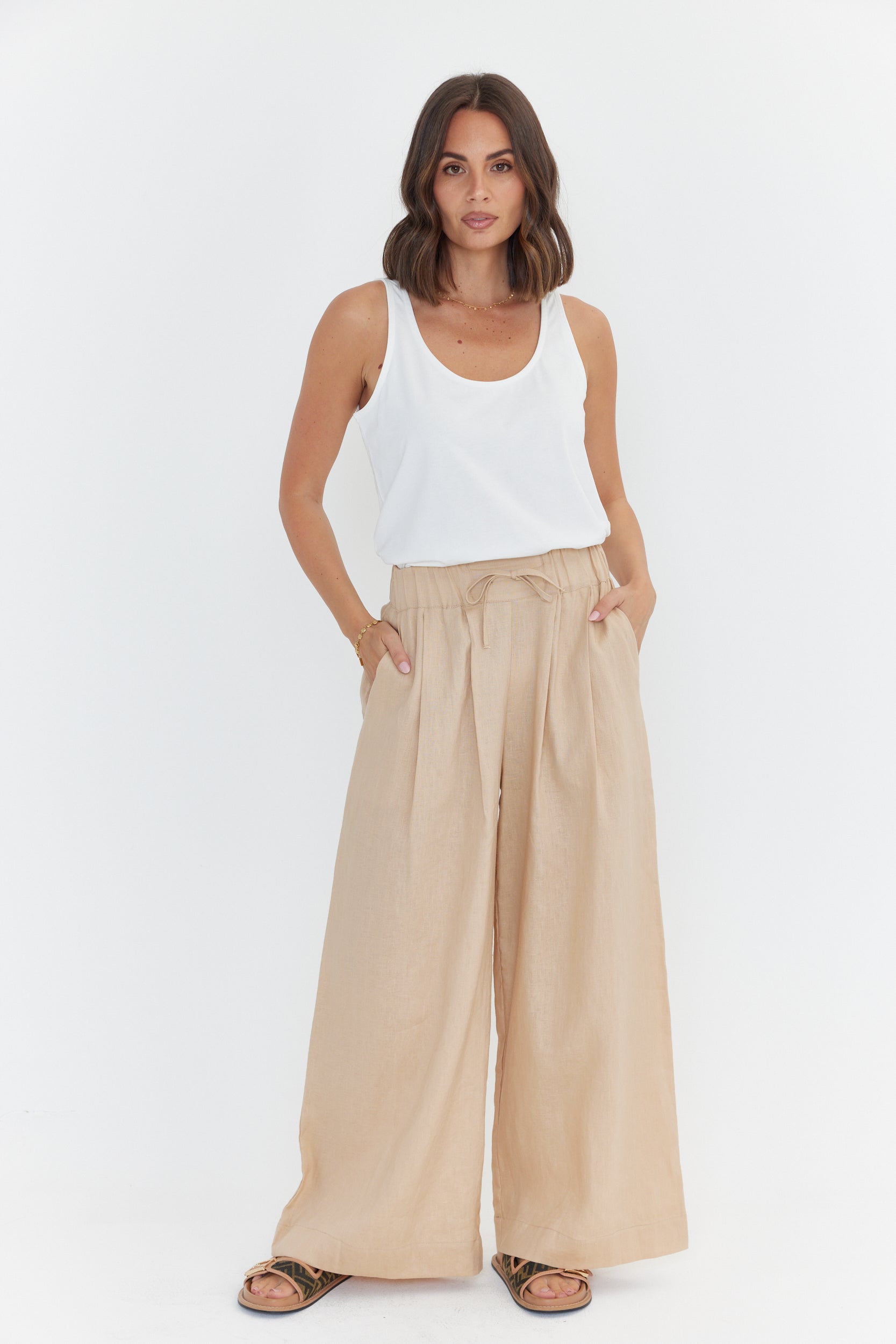 TERI Pants Beige