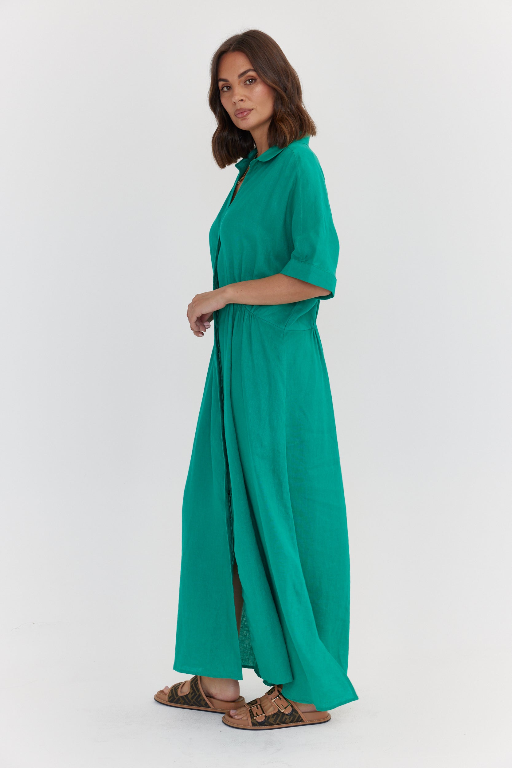 MAKILA Dress Emerald