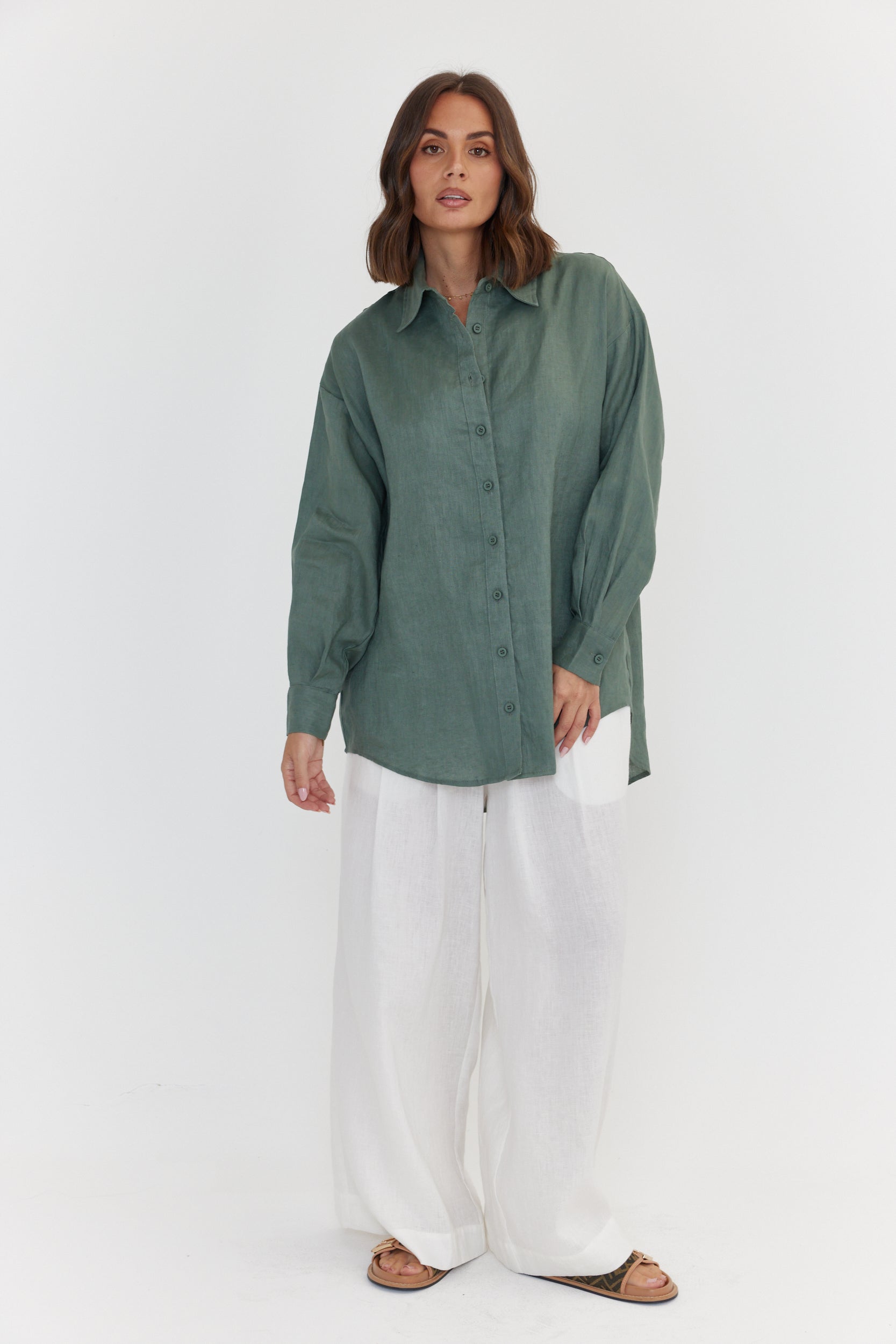 PLUTO Shirt Dusty Green