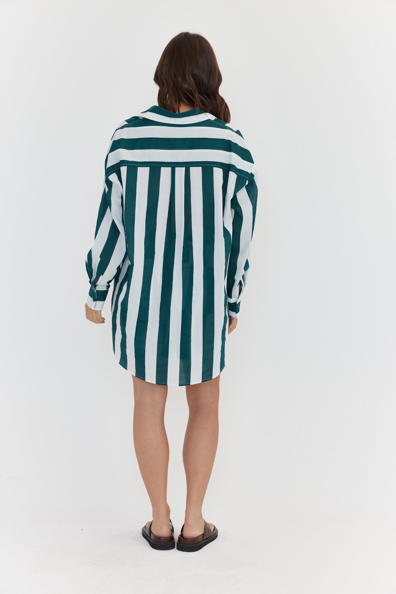 PLUTO Shirt Green Stripe