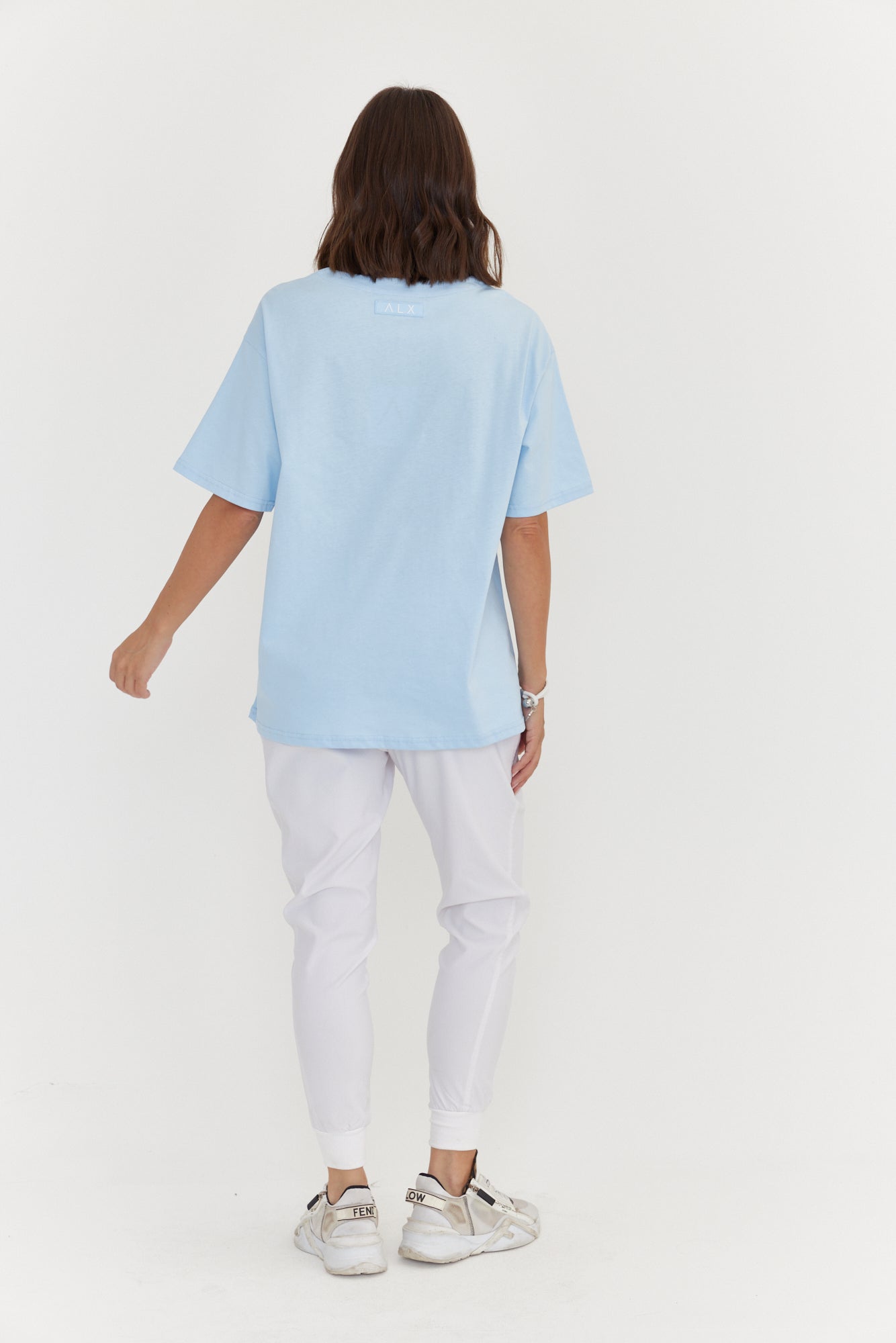 NIX V-Neck T-Shirt Light Blue