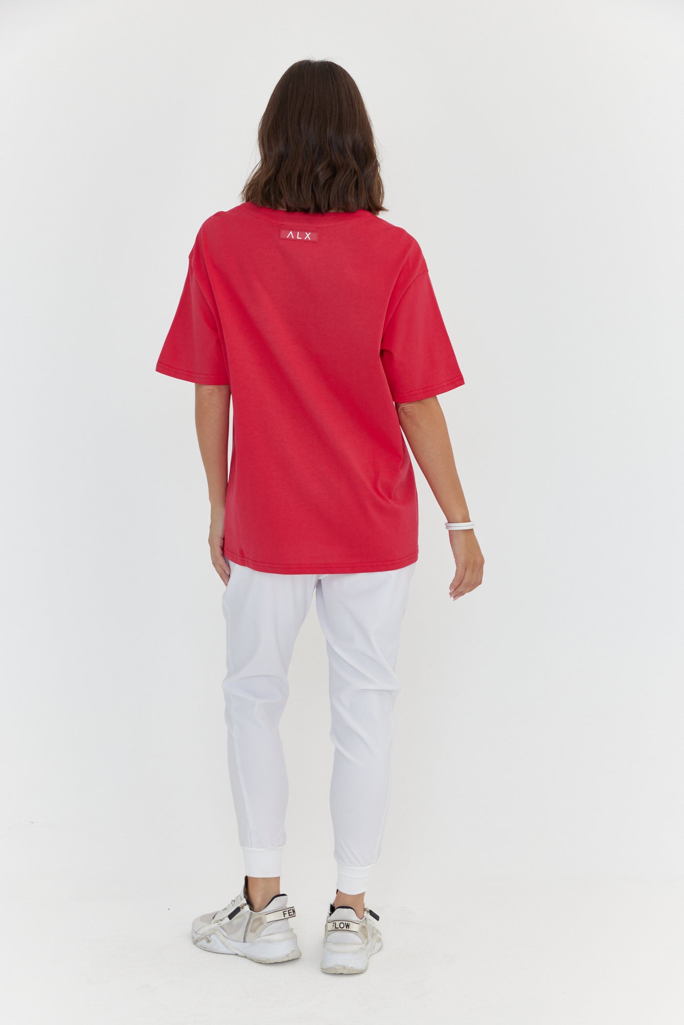 NIX V-Neck T-Shirt Strawberry Red