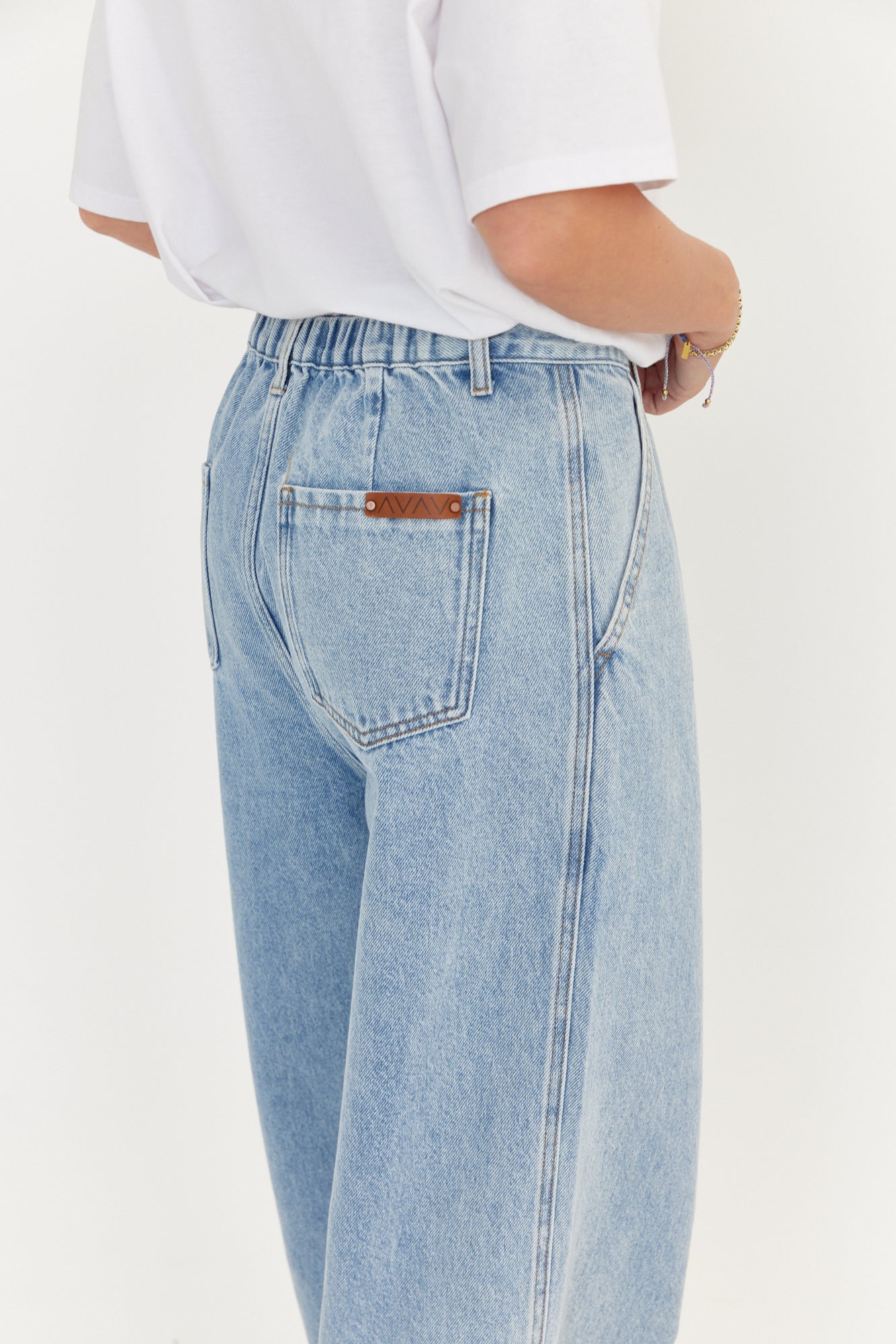 ALESSIA Jeans Light Blue Wash Denim