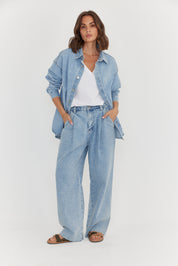 ALESSIA Jeans Light Blue Wash Denim