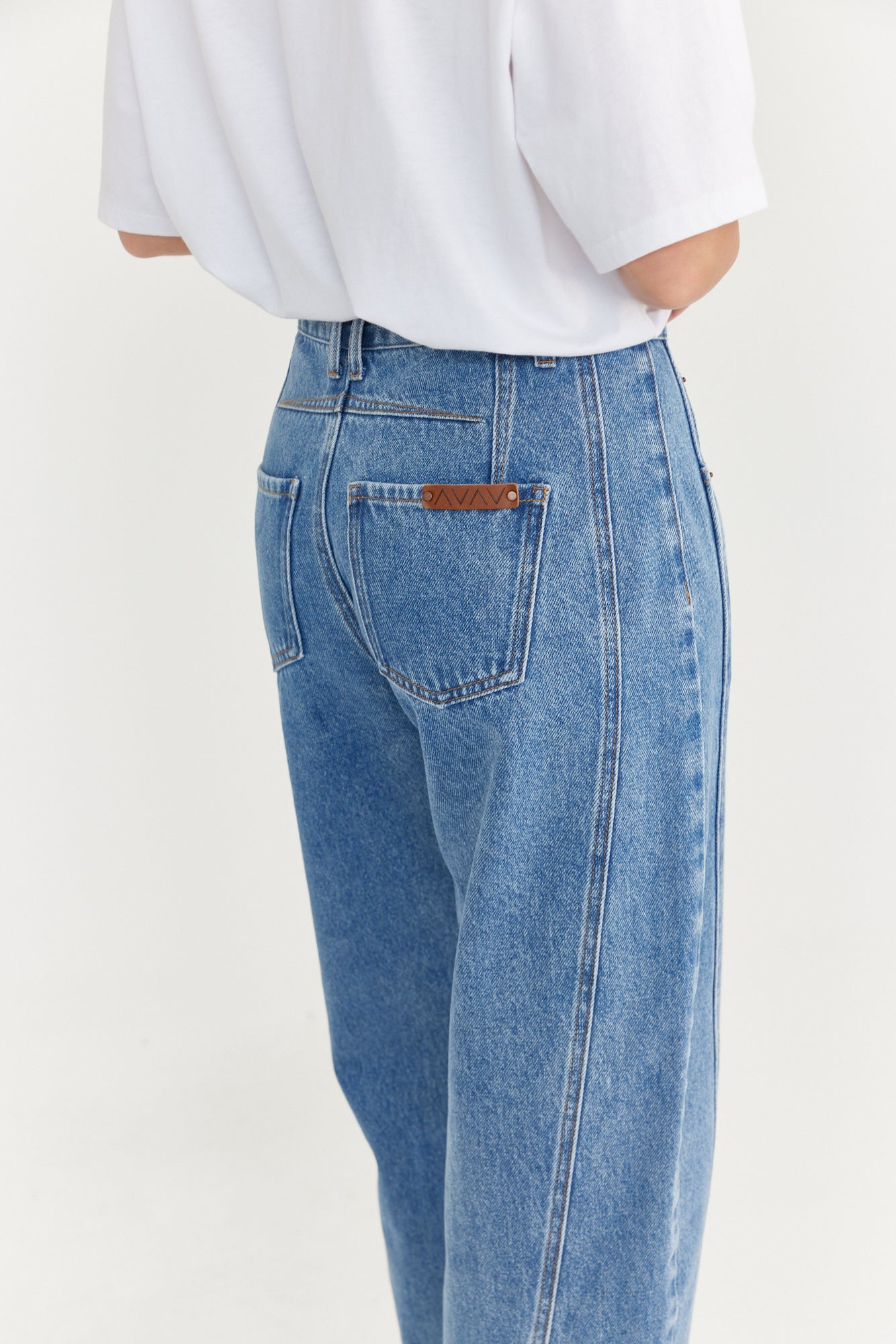 SALTY Jeans Blue Wash Denim
