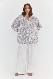 CAITS Blouse Coco Leaf Print