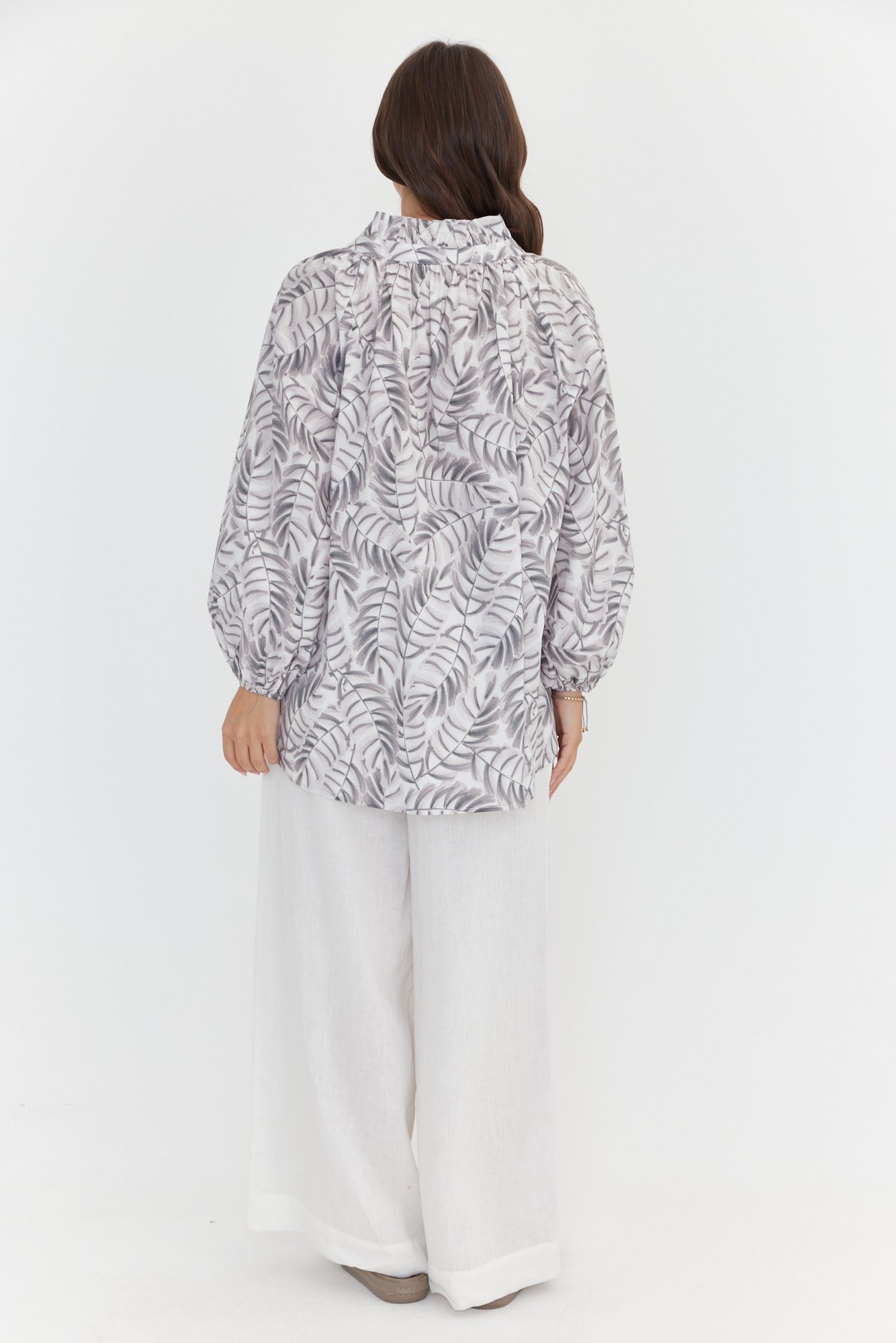 CAITS Blouse Coco Leaf Print