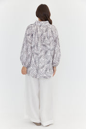 CAITS Blouse Coco Leaf Print
